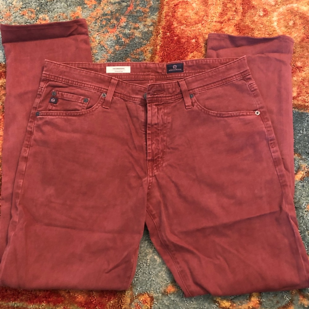 Maroon AG jeans